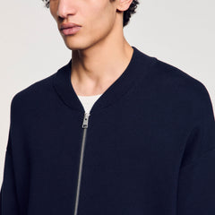 Sandro / Knit jacket Navy Blue