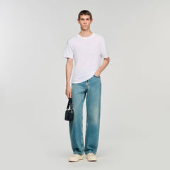 Sandro / Certified linen T-shirt White