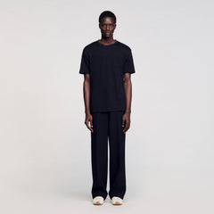 Sandro / Certified linen T-shirt Black