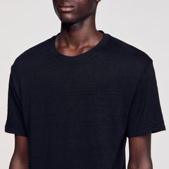 Sandro / Certified linen T-shirt Black