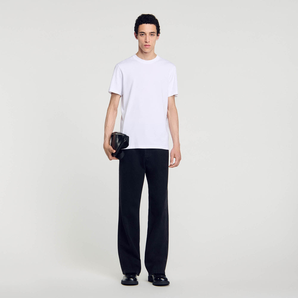 Sandro / Cotton T-shirt White