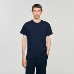 Sandro / Cotton T-shirt with logo Midnight Blue