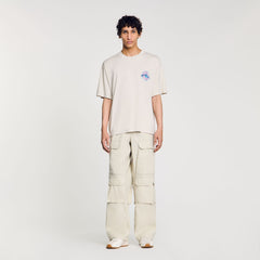 Sandro / Sun motif T-shirt Vintage White