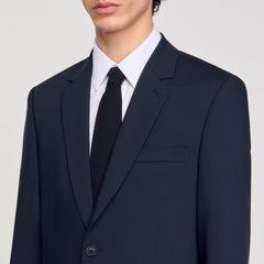 Sandro / Wool suit jacket Midnight Blue