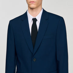 Sandro / Wool suit jacket Royal Blue