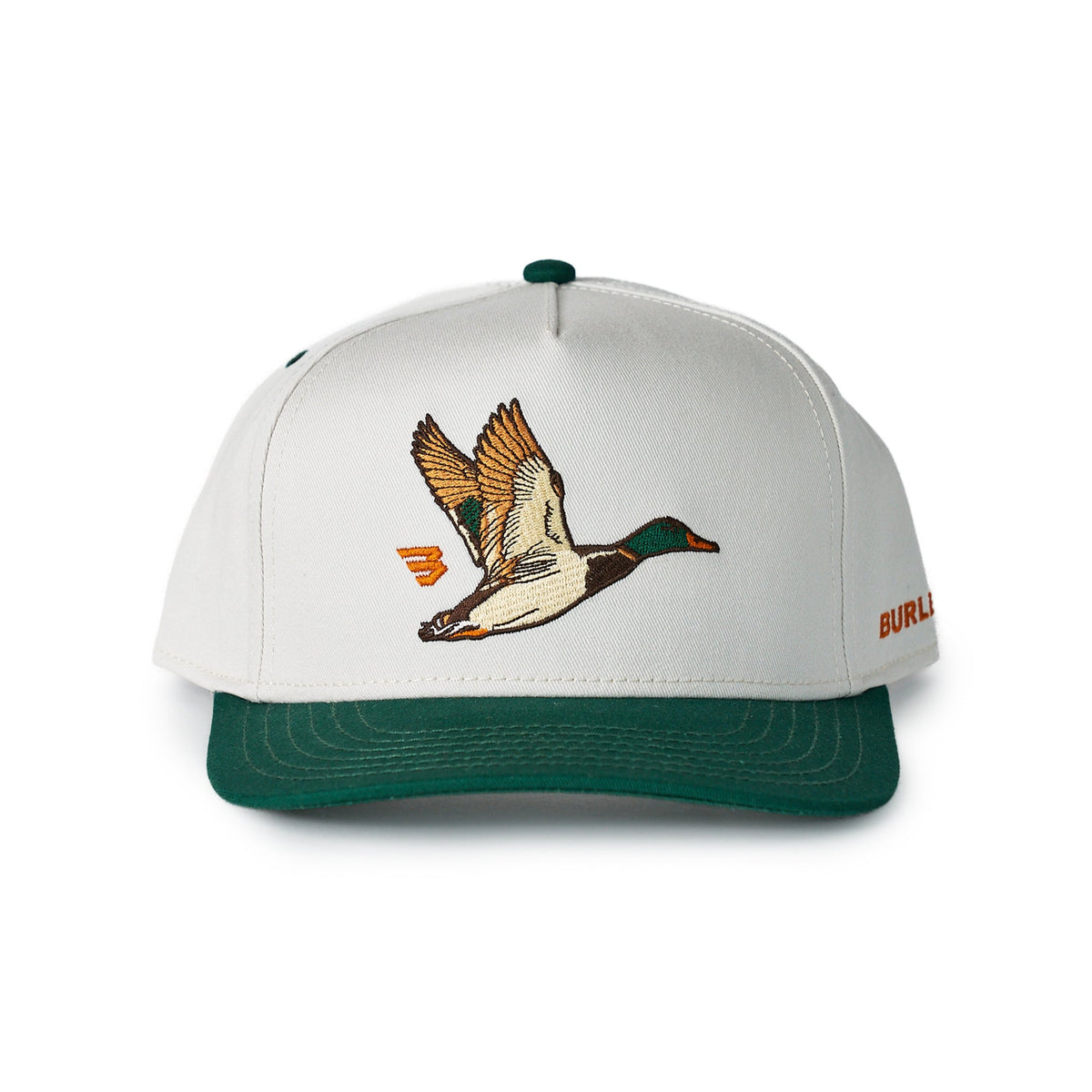 Burlebo Flying Duck Cap | Cream & Green Bill