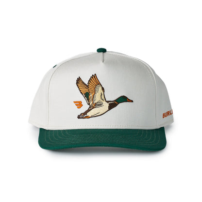 Burlebo Flying Duck Cap | Cream & Green Bill