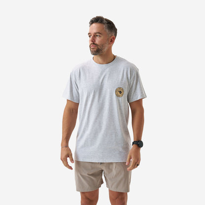 Burlebo Short Sleeve Tee - Into The Wild - Ash Grey