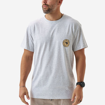 Burlebo Short Sleeve Tee - Into The Wild - Ash Grey