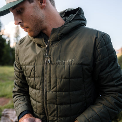 Burlebo Mallard Green Puffer Jacket