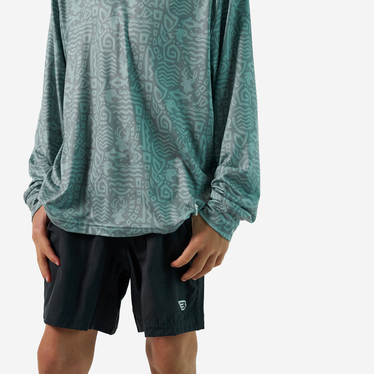 Burlebo Youth Performance Hoodie | Mayan Outdoors Sage