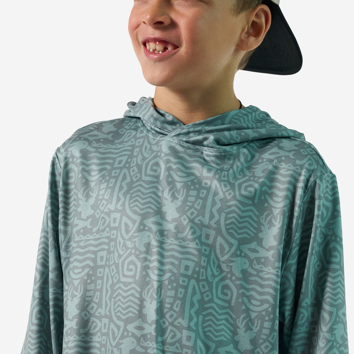 Burlebo Youth Performance Hoodie | Mayan Outdoors Sage