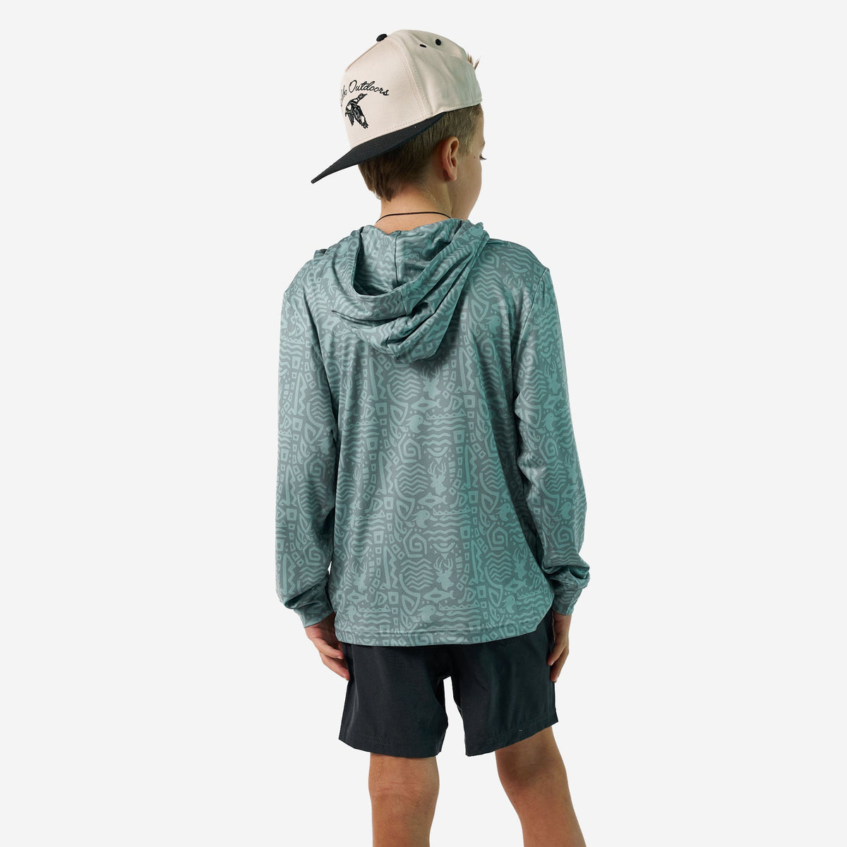 Burlebo Youth Performance Hoodie | Mayan Outdoors Sage
