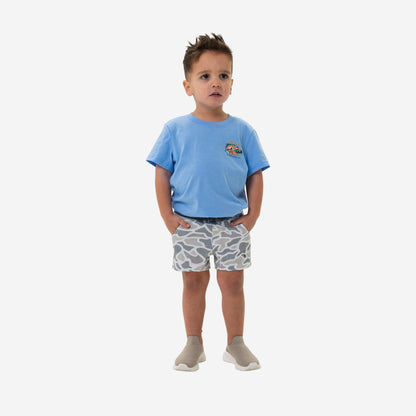 Burlebo Youth Athletic Short | White Camo