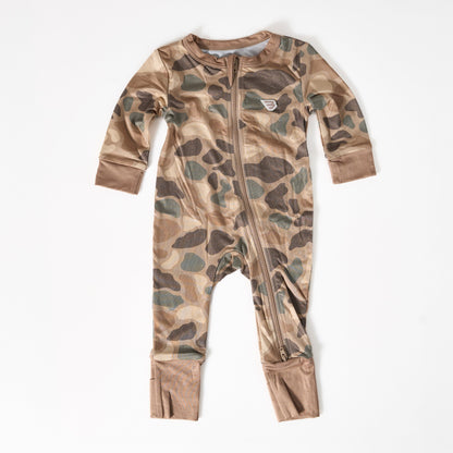 Burlebo Classic Camo Baby Zip Up Bundle