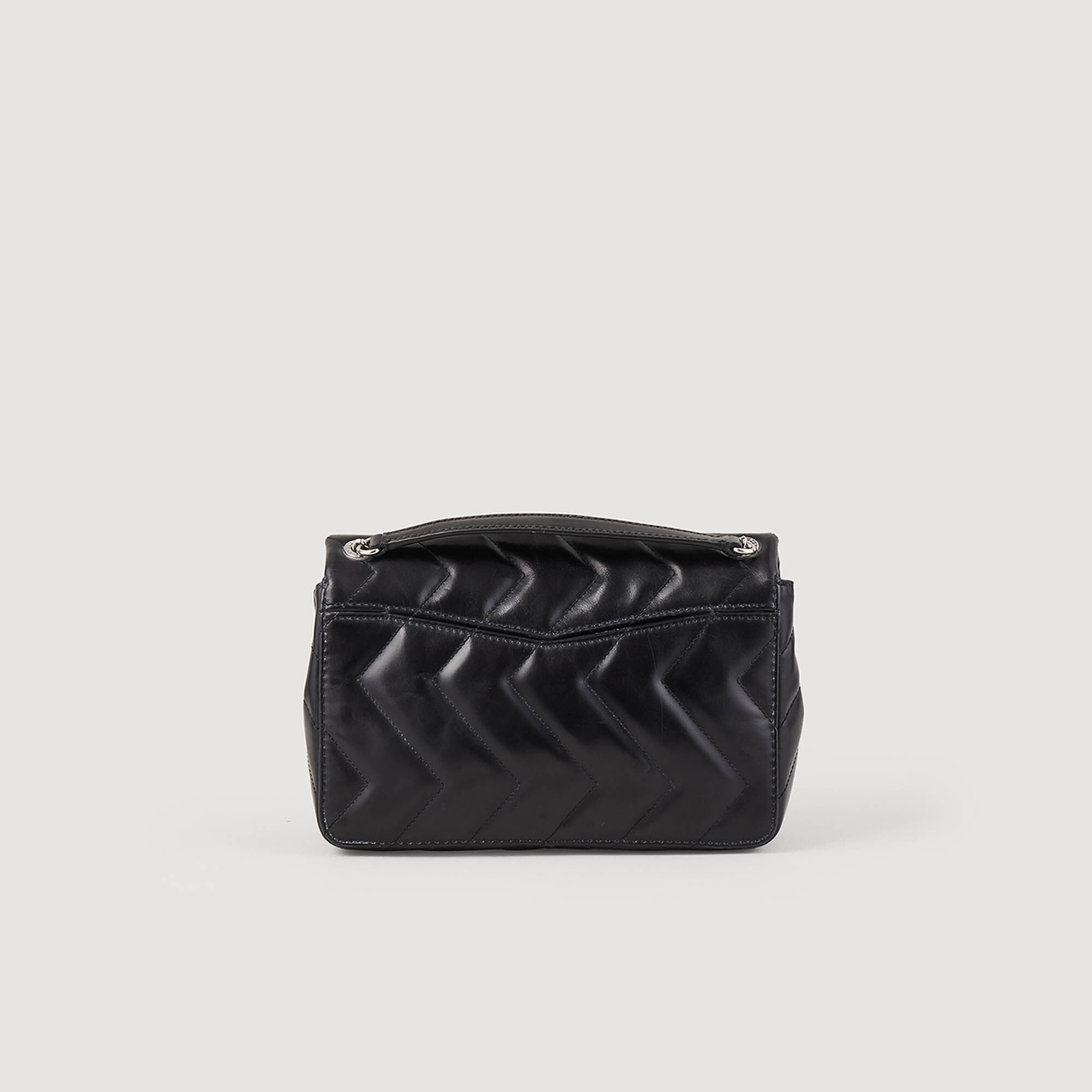 Sandro / Yza bag in certified leather Black