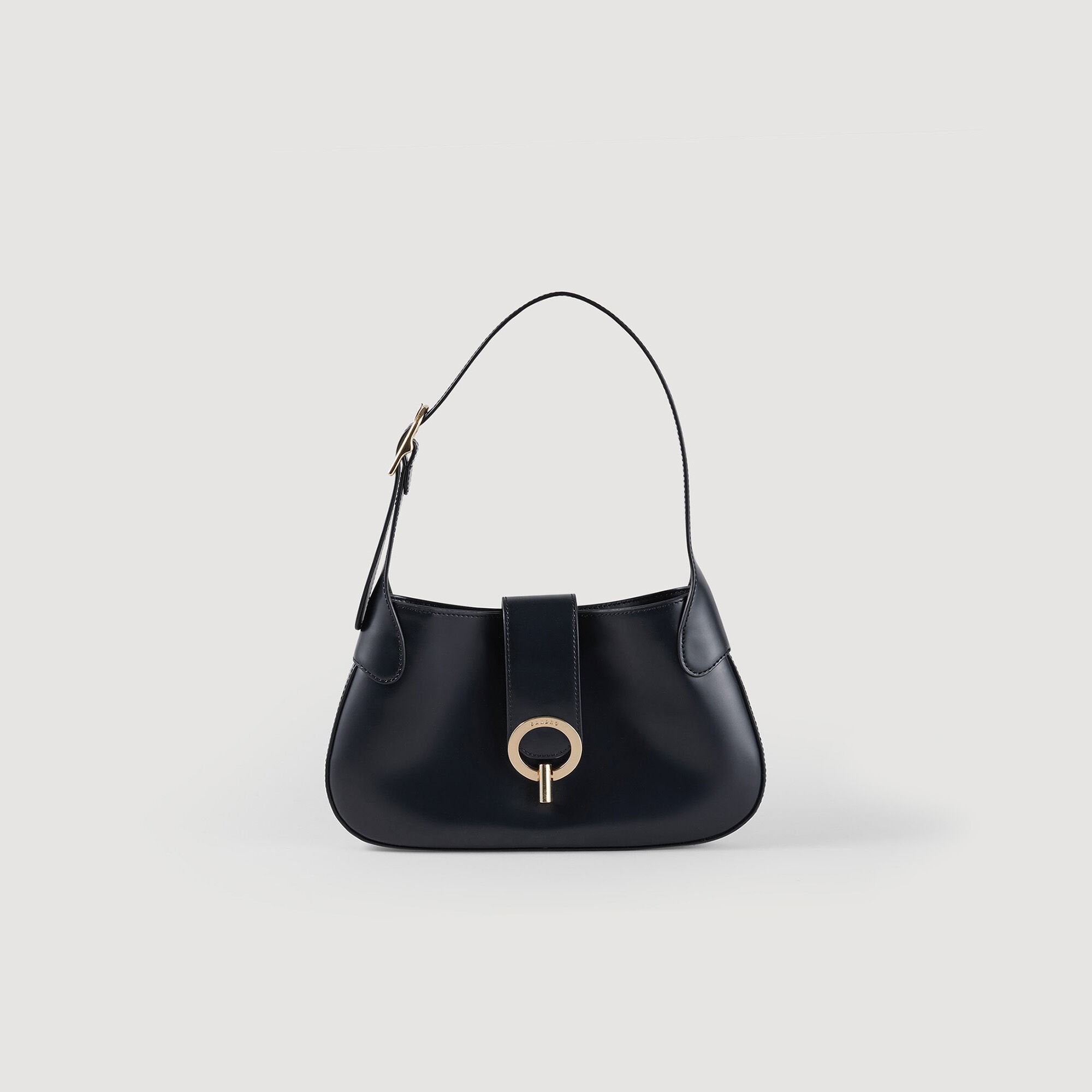 Sandro / Janet bag in certified leather Black