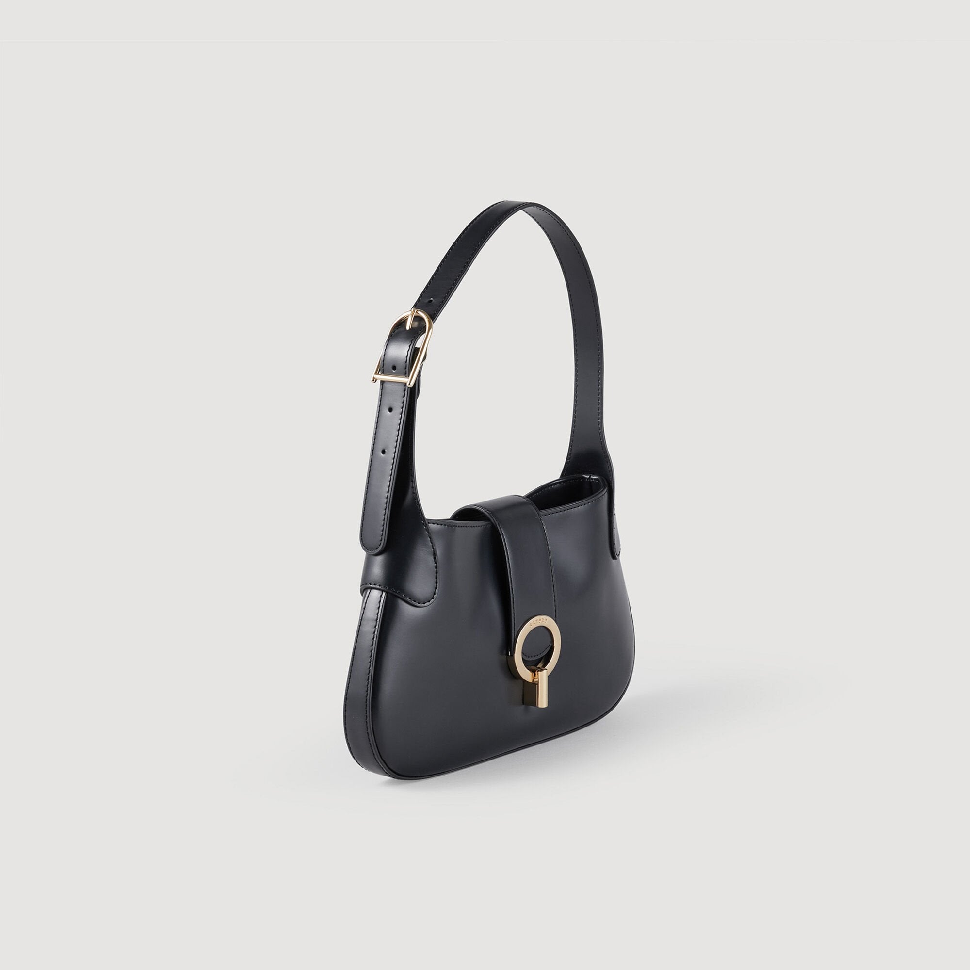 Sandro / Janet bag in certified leather Black