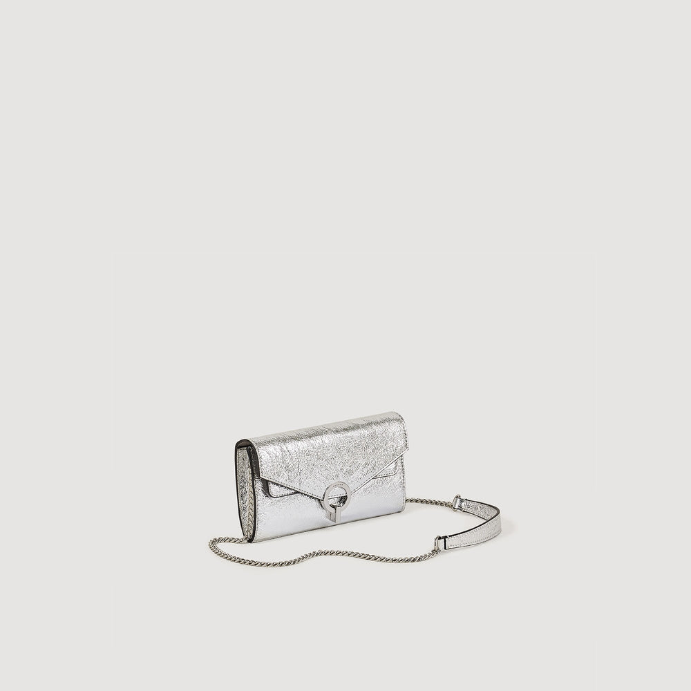 Sandro / Yza Pocket clutch bag Silver