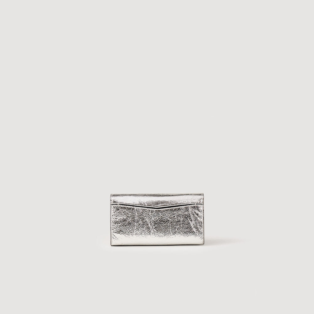 Sandro / Yza Pocket clutch bag Silver