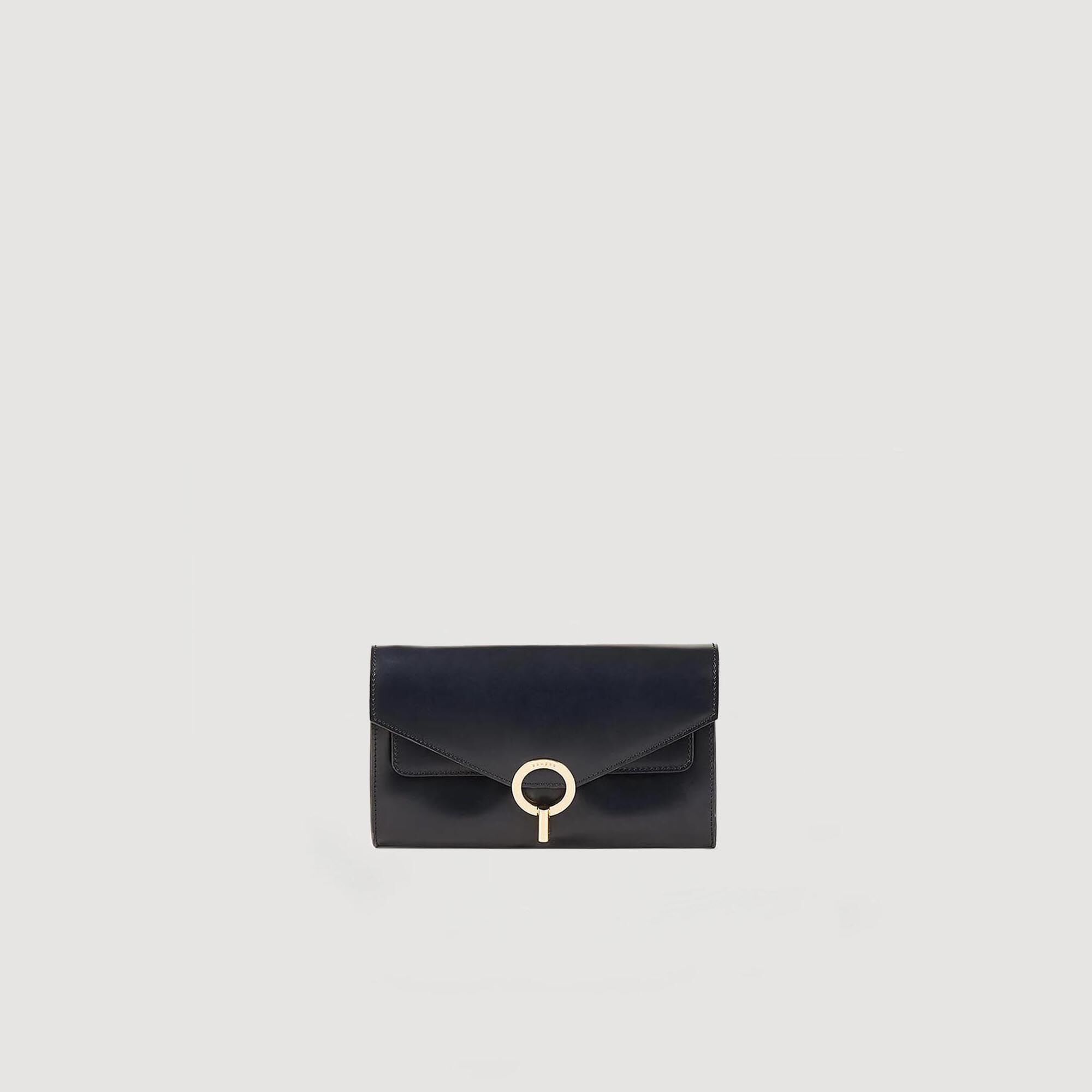 Sandro / Yza Pocket clutch bag Black