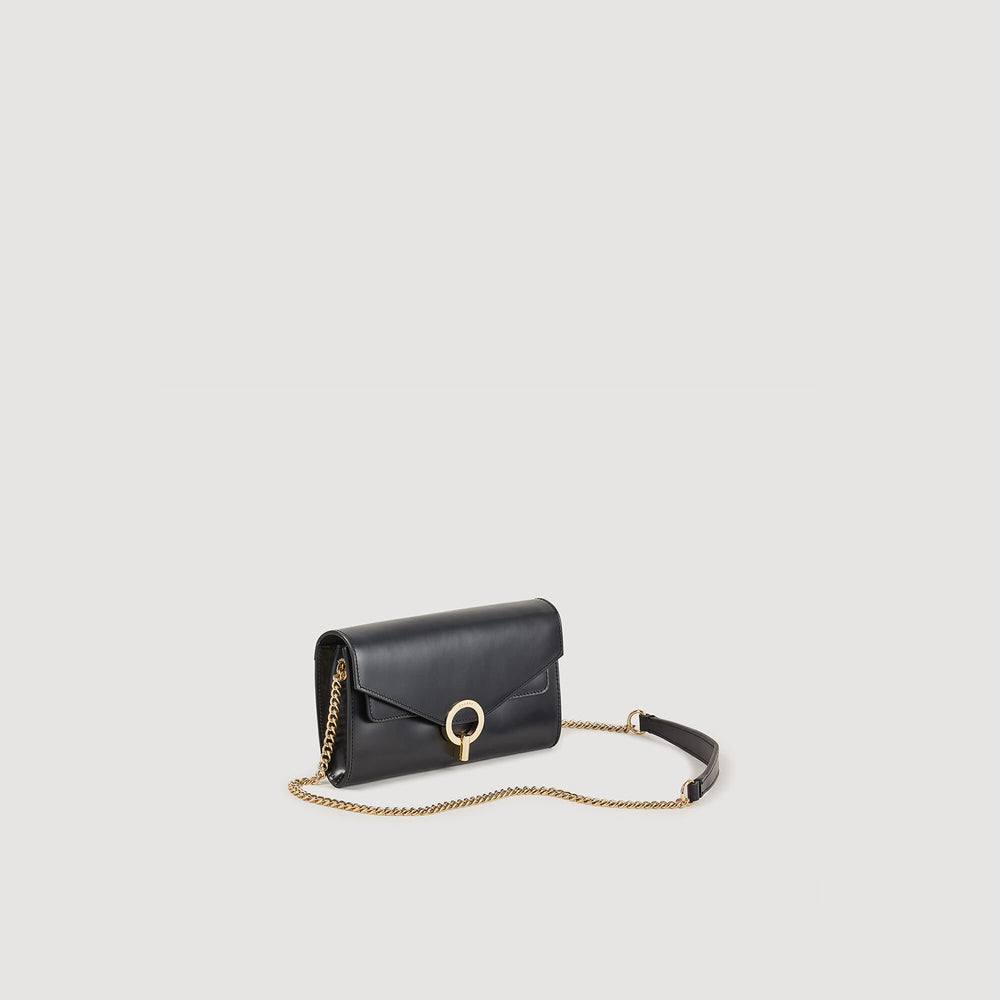 Sandro / Yza Pocket clutch bag Black