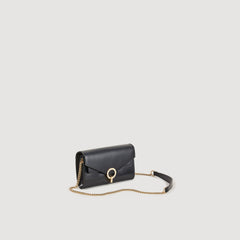 Sandro / Yza Pocket clutch bag Black