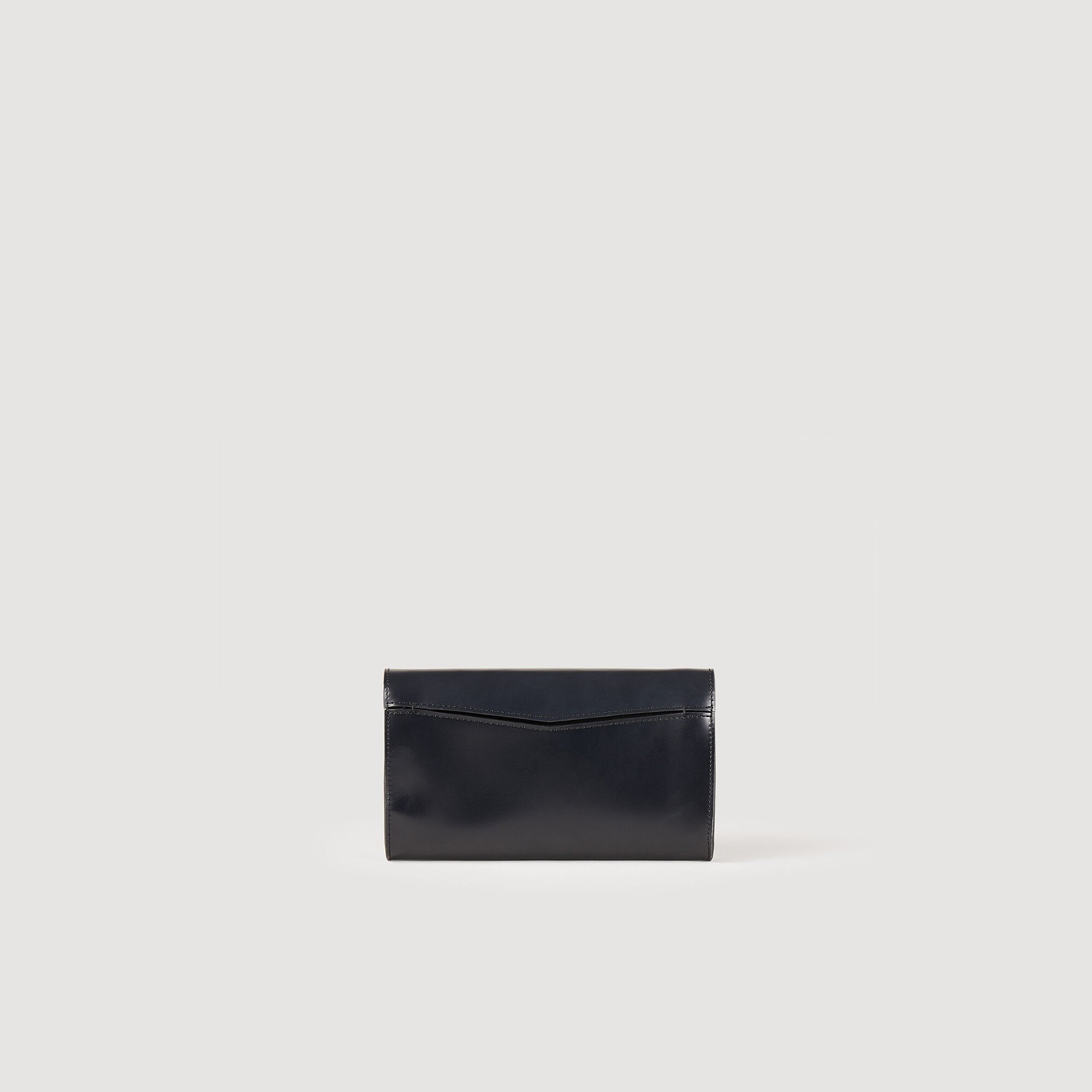 Sandro / Yza Pocket clutch bag Black