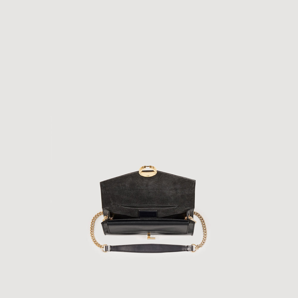 Sandro / Yza Pocket clutch bag Black