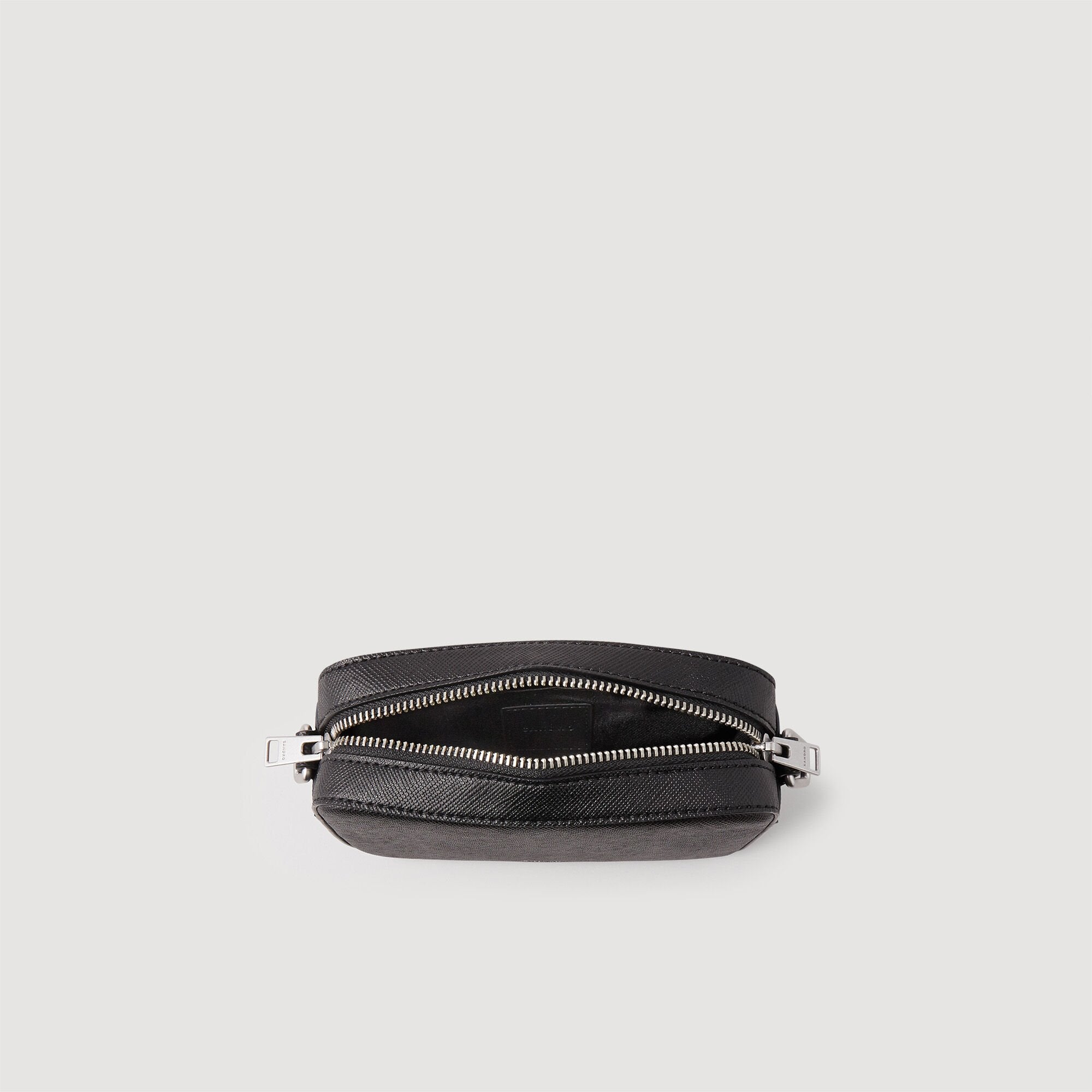 Sandro / Small reconstituted leather bag Black