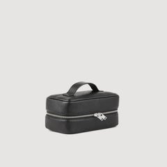 Sandro / Toiletry bag in grained fabric Black