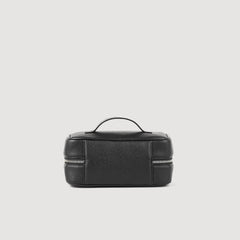 Sandro / Toiletry bag in grained fabric Black