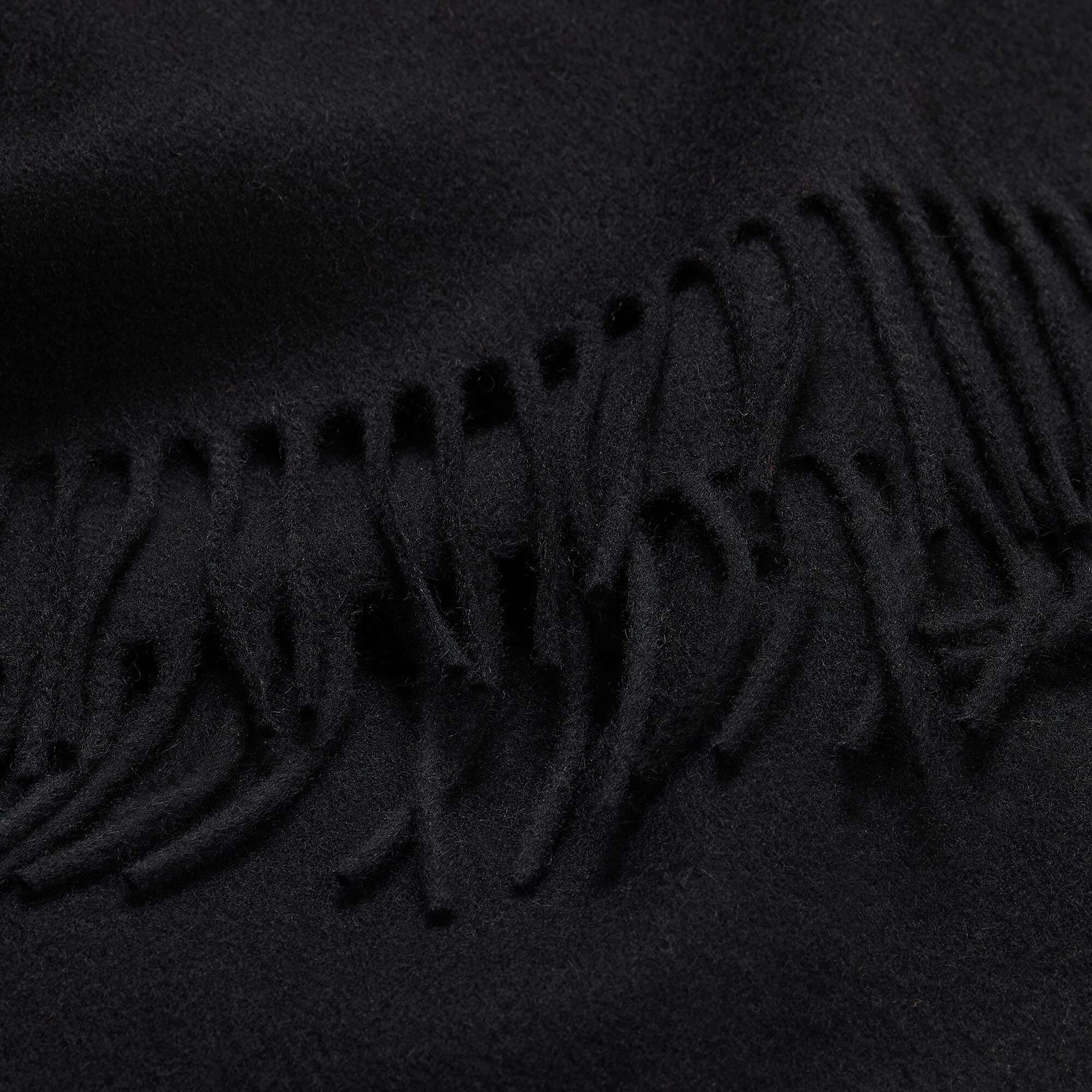 Sandro / Wool and cashmere scarf Black