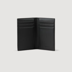 Sandro / Reconstituted leather leather wallet Graphites