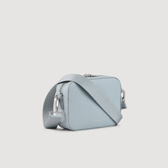 Sandro / Small reconstituted leather bag Blue Sky