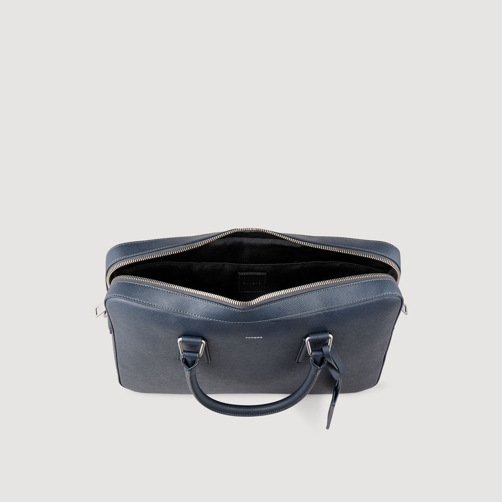 Sandro / Reconstituted leather briefcase Fonte