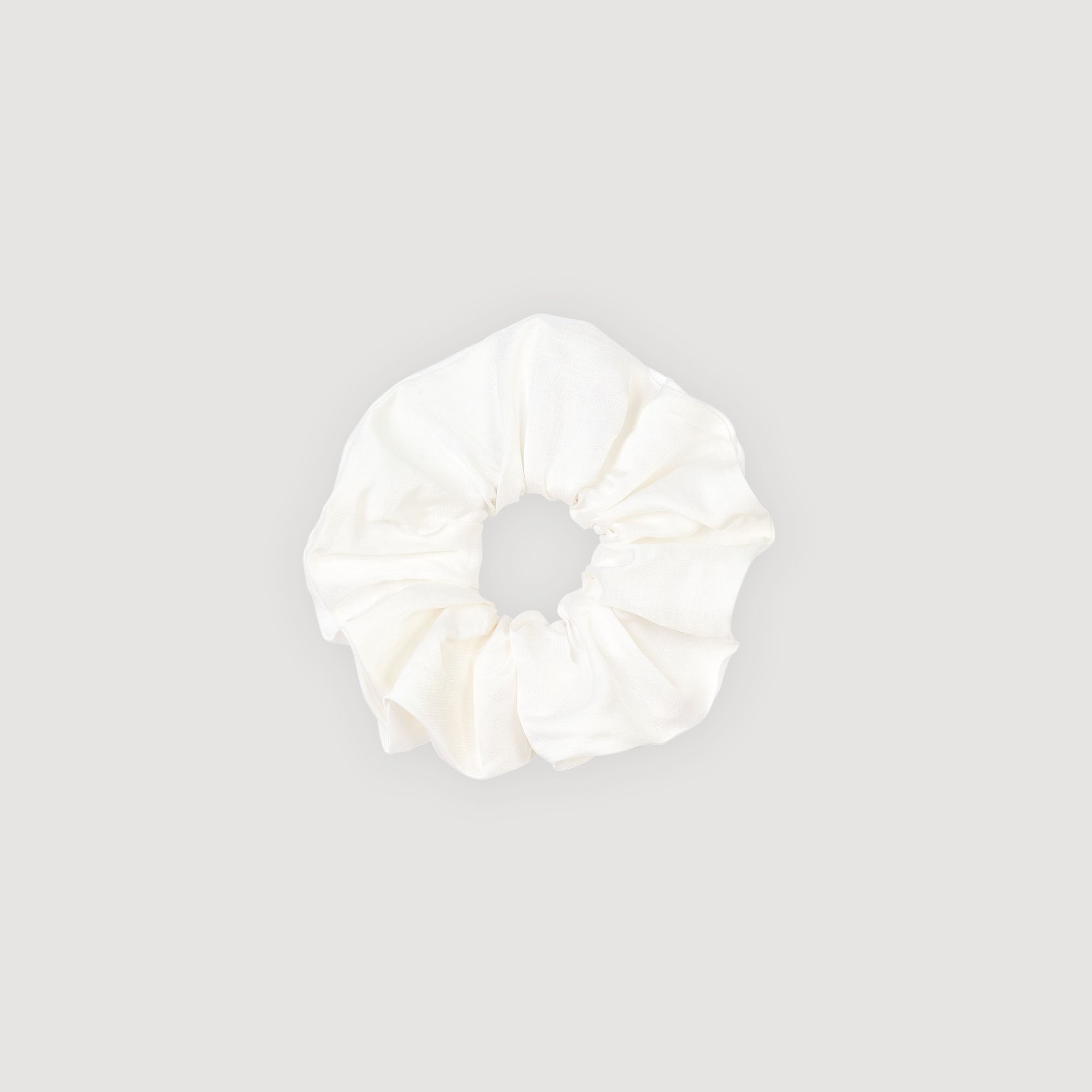 Sandro / Satin-effect scrunchie Ecru
