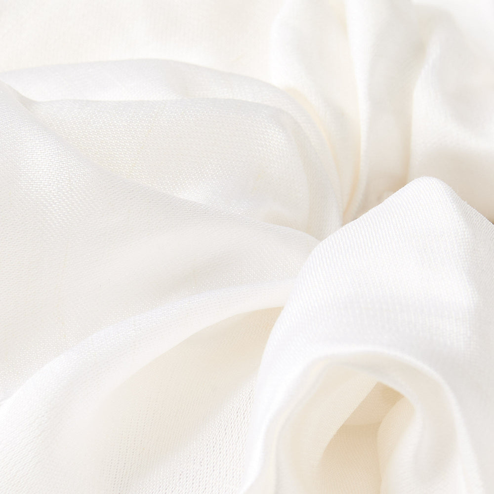 Sandro / Satin-effect scrunchie Ecru