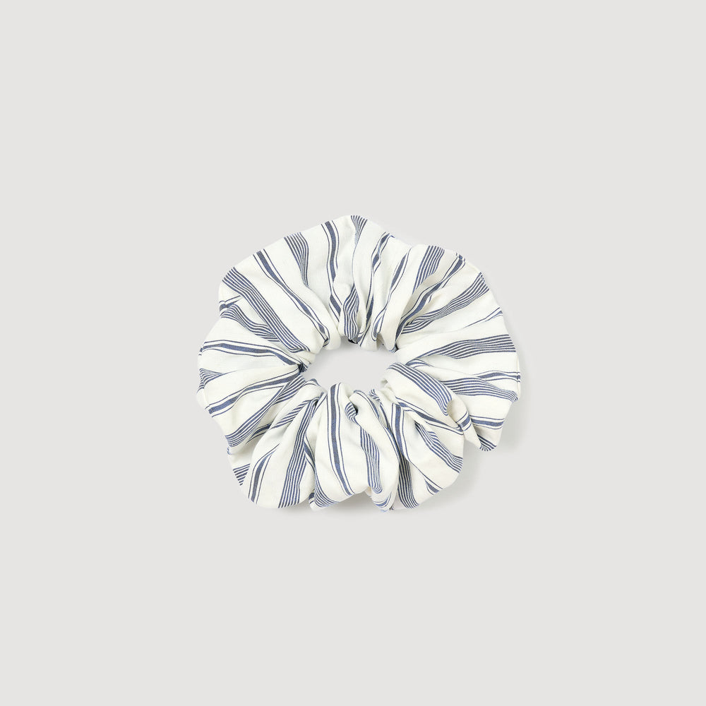 Sandro / Striped scrunchie Blue / Ecru