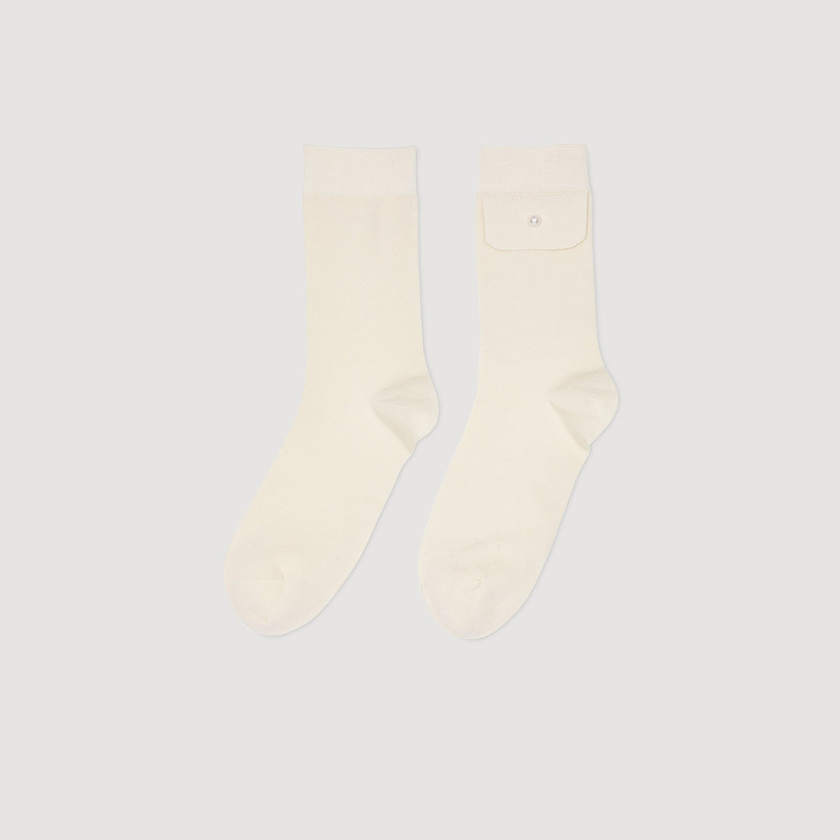 Sandro / Socks with bead detail Ecru