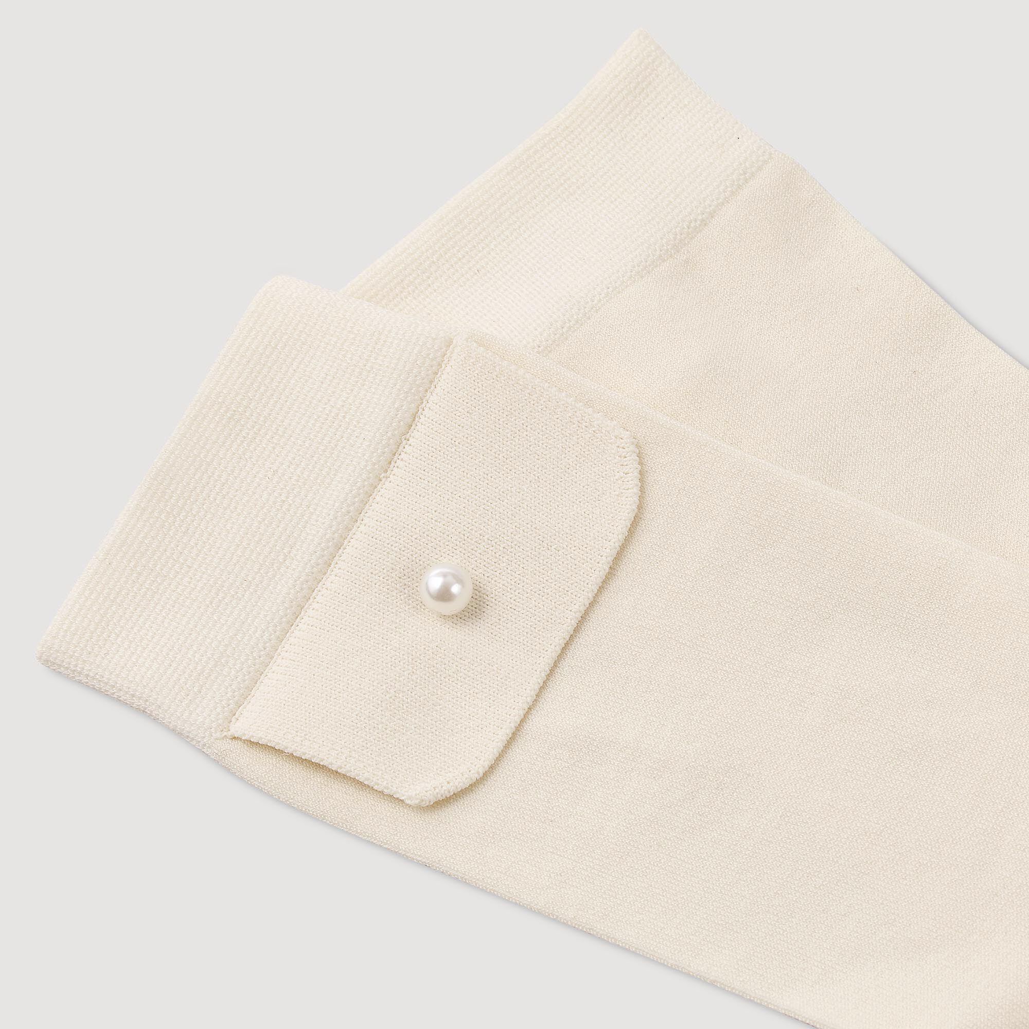 Sandro / Socks with bead detail Ecru