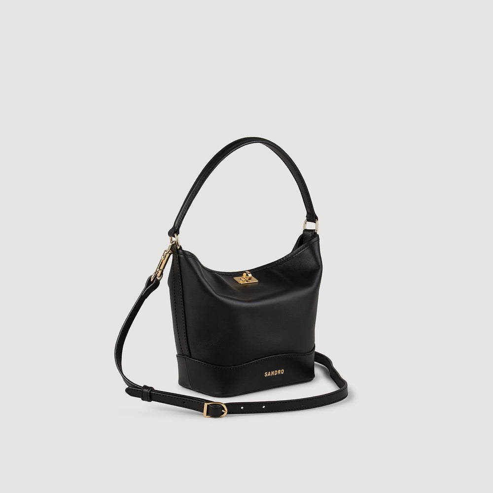 Sandro / Tangoso mini leather bag Black