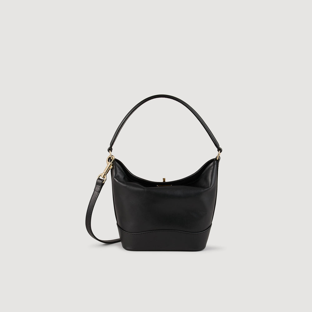Sandro / Tangoso mini leather bag Black