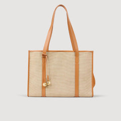 Sandro / Canvas tote bag Beige