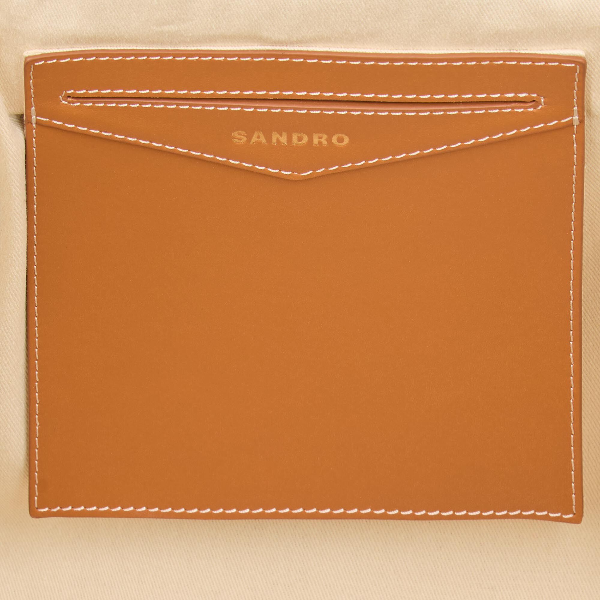 Sandro / Canvas tote bag Beige