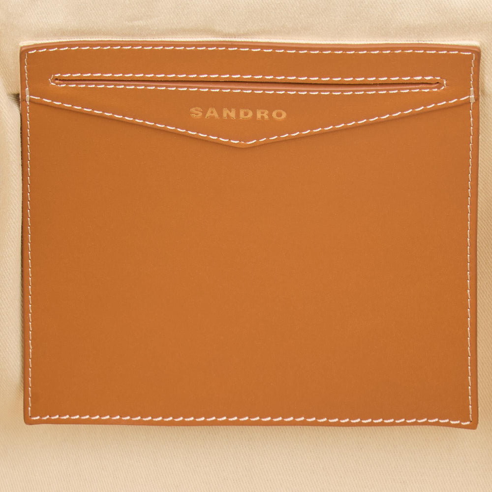 Sandro / Canvas tote bag Beige