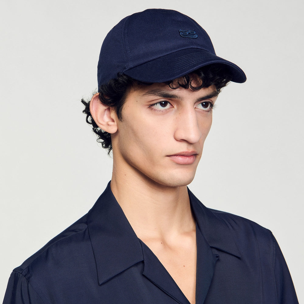 Sandro / Cotton cap Navy Blue