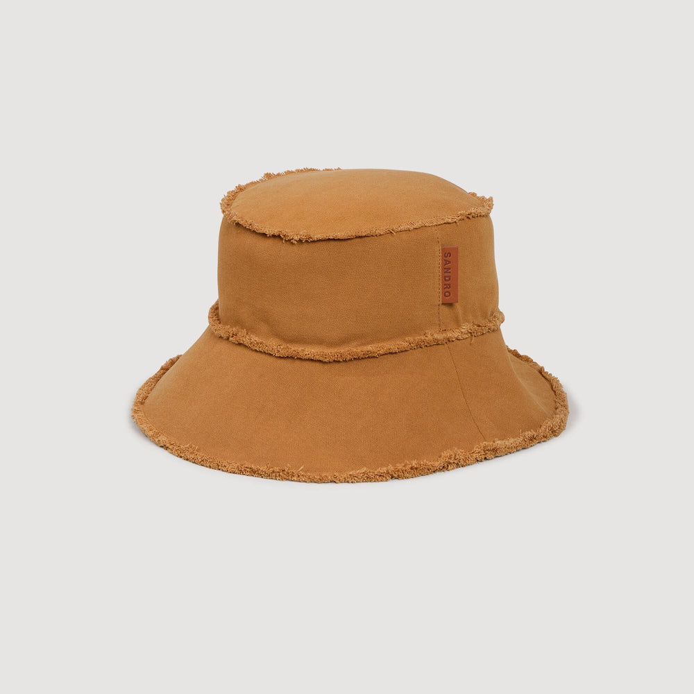 Sandro / Cotton bucket hat Camel
