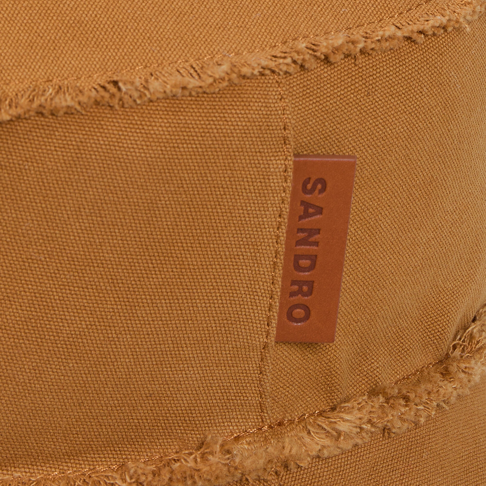 Sandro / Cotton bucket hat Camel