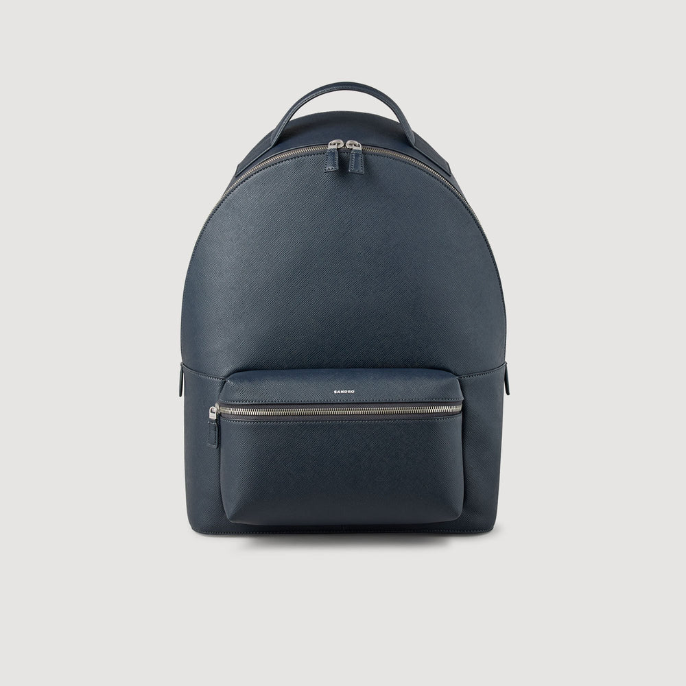 Sandro / Reconstituted leather rucksack Fonte